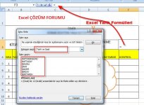 Excel Tarih Formülleri